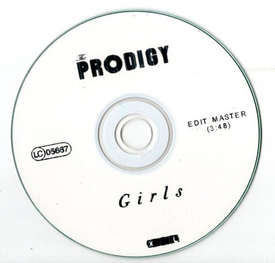 The Prodigy 1-track Promo-CD CDr GIRLS Edit Master 3.48 Min.   2004 UK