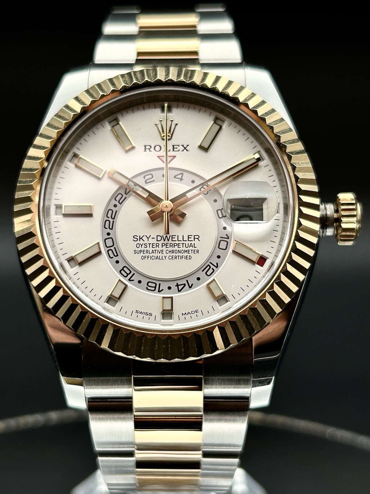 Rolex Sky-Dweller 326933 Two Tone White Dial Full Set & Unworn image 4
