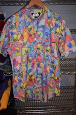 Star Wars Admiral Ackbar RSVLTS Kunuflex Short Slv Button Up Shirt EUC Large