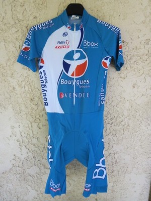 BOUYGUES TELECOM Radtrikot getragen von Rony MARTIAS Nalini 3 M
