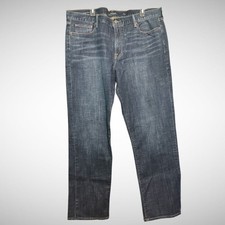 Lucky brand jeans mens 42X34 vintage straight 361 blue denim pants biker