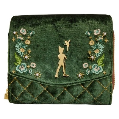 Loungefly Disney Peter Pan Exclusive Quilted Texture Wallet NWT
