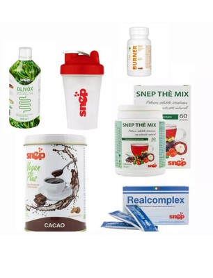 DETOX Kit Cacao520g - OLIVOX 1PC Realcomplex The Mix Burner 60  SNEP 5Artikel