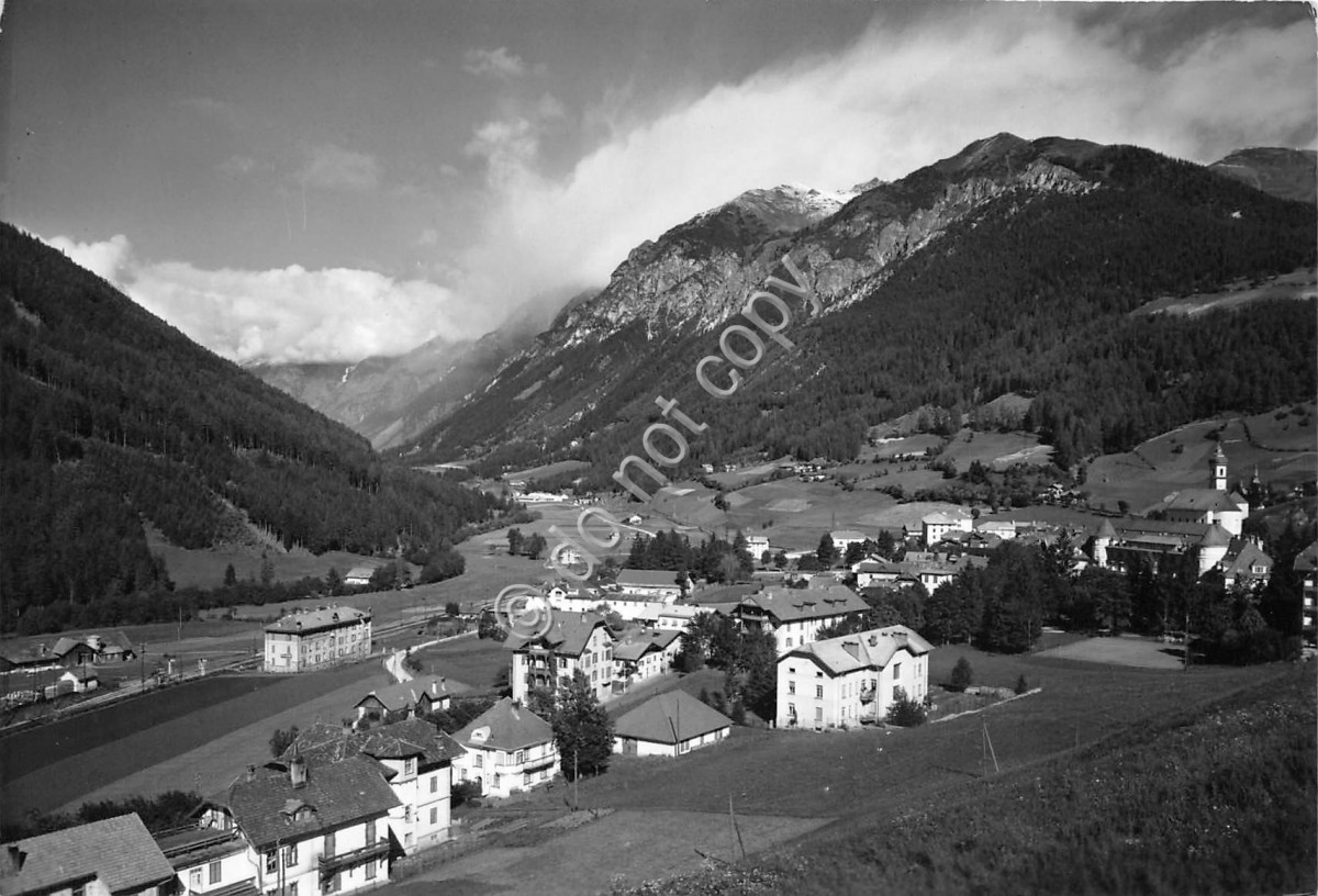Cartolina Colle Isarco al Brennero Panorama 1965 (Bolzano)