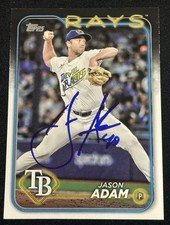 2024 Topps Update Signed Jason Adam Autographed Auto Rays Padres Card #US102