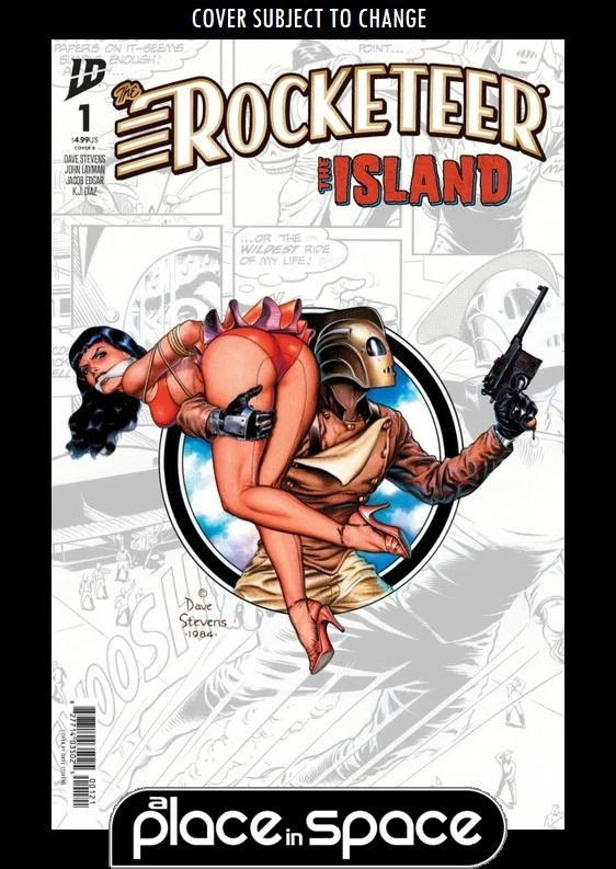 (WK08) THE ROCKETEER: THE ISLAND #1B DAVE STEVENS - PREORDER FEB 25TH