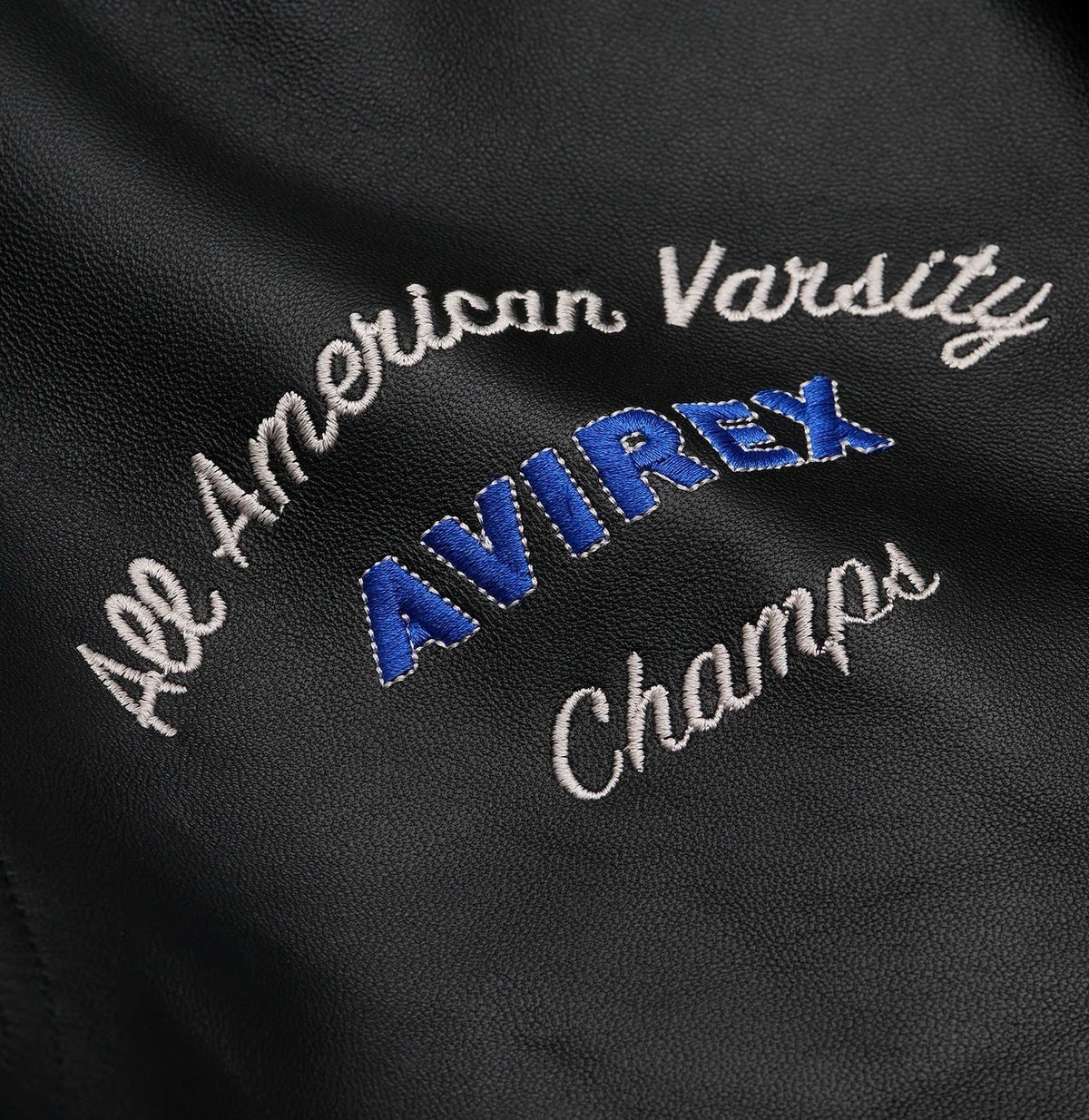 Avirex Black Lions Varsity Men’s Leather Jacket Size Small Authentic NWT image 9