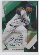 2015 Topps Finest Auto Green Refractor 47/99 Yimi Garcia #FA-YG Auto 0o9