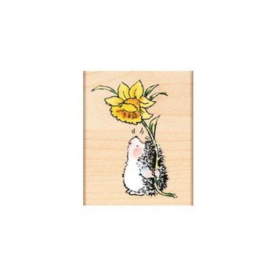 Penny schwarz Holz montiert Gummistempel - Seeing Your Face... 2304F