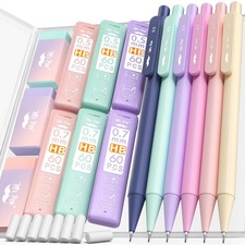 Mr. Pen- Pastel Mechanical Pencil Set with Lead Refills Erasers, 6 Pack, 2...