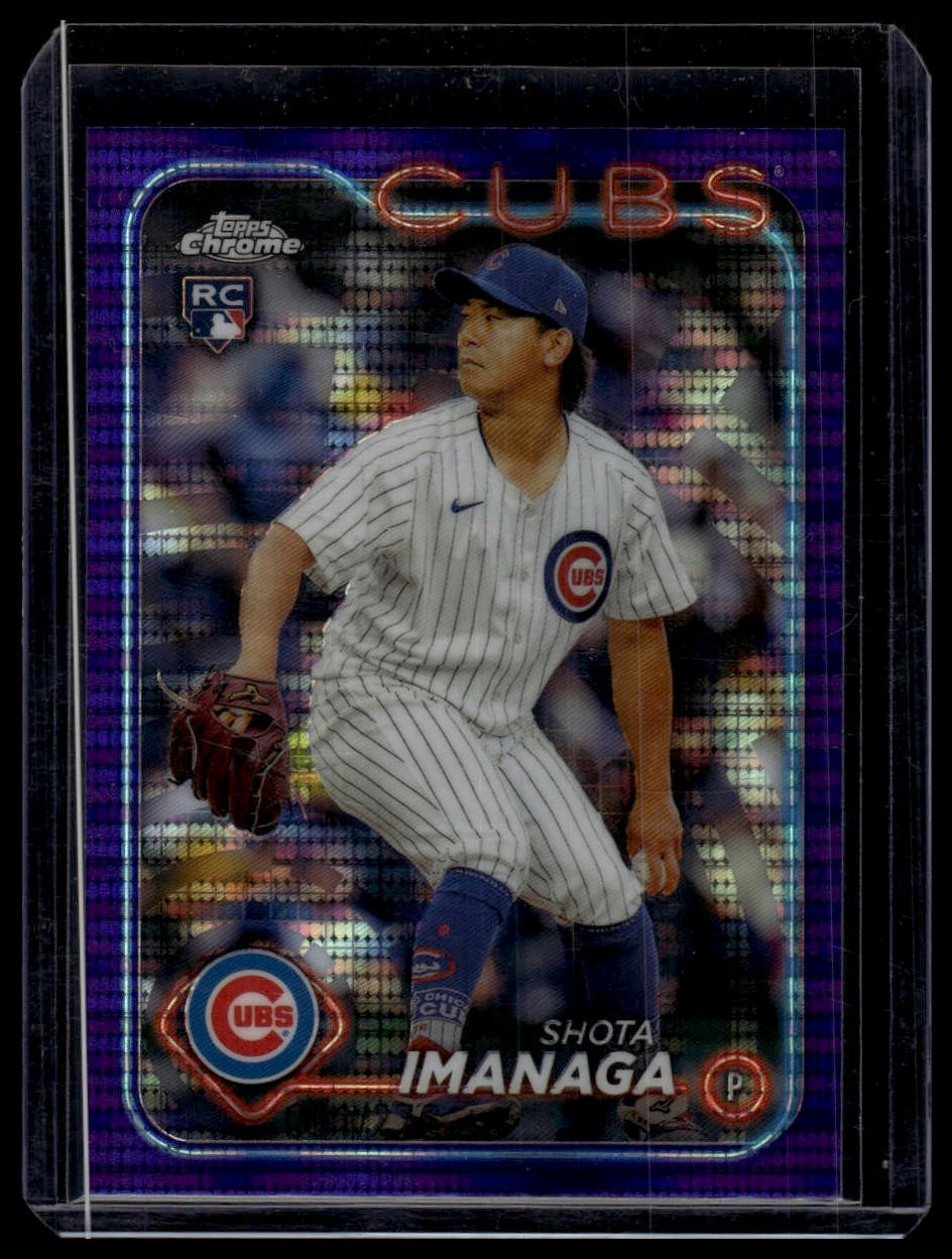 2024 Topps Chrome #121 Shota Imanaga Purple Sonar Refractors #/275