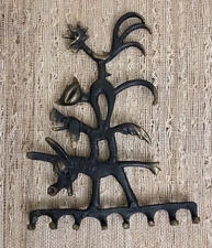 MCM 1950s Walter Bosse - Hertha Baller BREMAN TOWN MUSICIANS Brass Key Holder