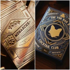 Theory11 Monarchs Prestige The Fox Bar Cocktail Club (2) decks NEW