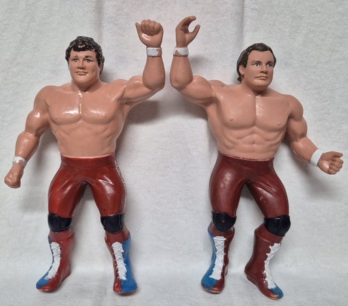 LJN Wrestling Figures. The British Bulldogs...