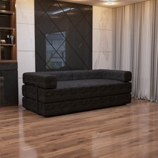 3-Seater Smart Convertible Sofa Bed | Modern No Assembly Need