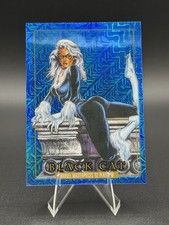 2024 Skybox Marvel Masterpieces '92 Platinum Black Cat #5 Blue Traxx