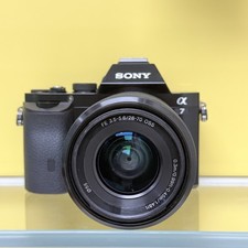 Sony Alpha A7 24.3MP Full Frame Mirrorless Digital Camera with 28-70mm Lens Kit.