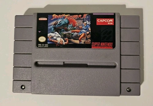 Street Fighter 2 (SNES, 1991) Super Nintendo; Cartridge Only, Authentic, Tested