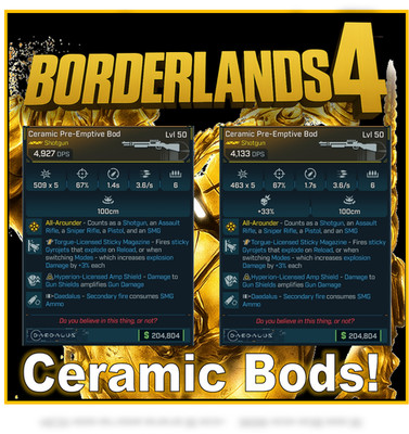  Legit Ceramic BOD Bundles! - LVL 60 Crit Scope + Damage Scope - In-game ONLY!