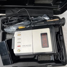 RCA VHS Vintage Camcorder Model CPR150- W/ Accessories  Case, Manual, Untested