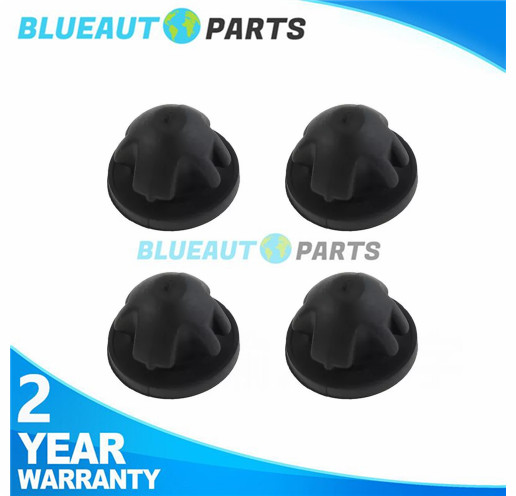 4 Pcs Engine Cover Trim Rubber Mount Grommet Bush Bump Stop 11127614138 For BMW