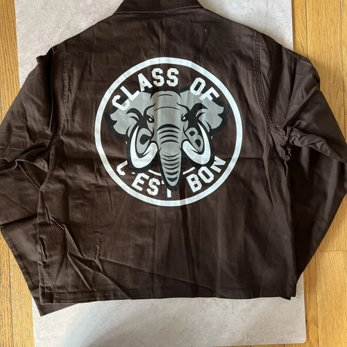 C’est Bon Men’s Medium Work Jacket. Full Zip With Zipper Pockets. Brown.  image 5