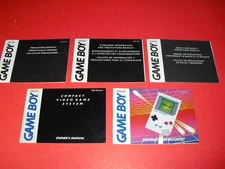 Lot of 5 Original Gameboy Precautions Instruction Booklet Manual! 93