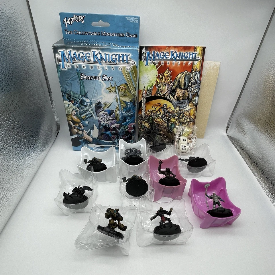 Juego de inicio Mage Knight Rebellion caja abierta Wizkids 2000 4007854 Foto 2 de 4