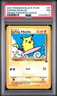 2001 POKEMON PROMO BLACK STAR POKEMON LEAGUE #28 SURFING PIKACHU PSA 7