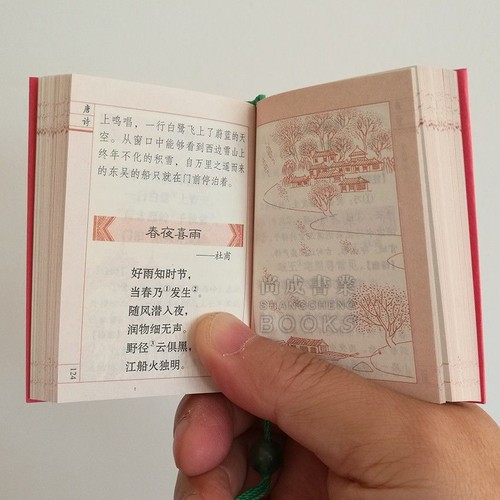 Pocket Chinese Poetry Book Tang Poems and Song Ci Collection - Picture 5 of 6