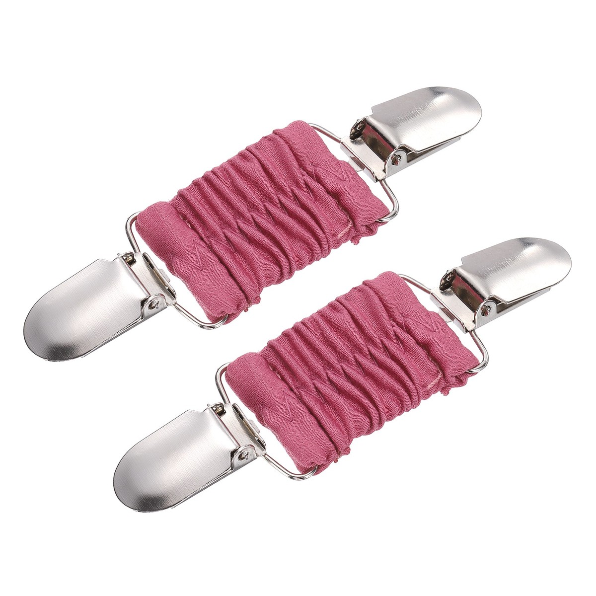 dress cinch clips Dress Cinch Clips for Clothes, Silver on Blue Leather