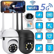 Dual-Band WIFI Wireless PTZ Security Camera PIR Night Vision Surveillance Cam