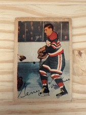 1953-54 Parkhurst #84 Gerry Couture - Chicago Blackhawks (invO1)