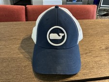 Vineyard Vines Blue Whale Dot Performance Trucker Hat Snapback
