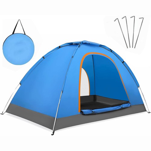 Automatic Instant Pop Up Tent 3 Man Person Double Door Outdoor Camping Tent UK - Picture 11 of 16