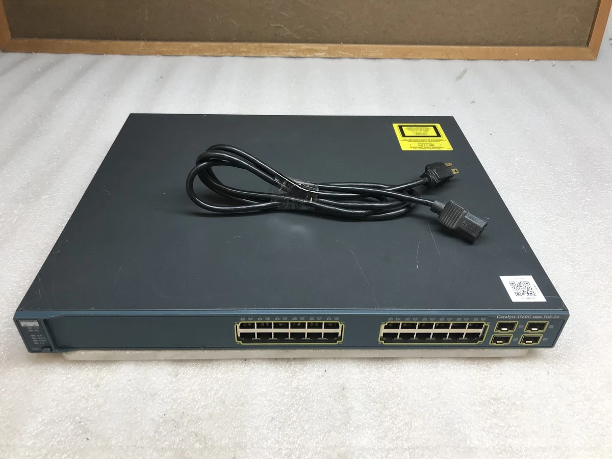 Cisco Catalyst 3560G Fully Managed Enterprise Network Switches for
