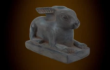 Ancient Egyptian Stone Rabbit Statue – Rare Pharaonic Antiquities Figure BC