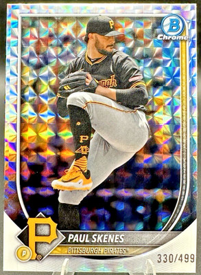 2025 Bowman Chrome Paul Skenes #30 Geometric Refractor /499