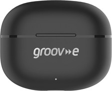 Image of Groov E Jive Buds True Wireless Earphones with Charging Case - Black - True Wire