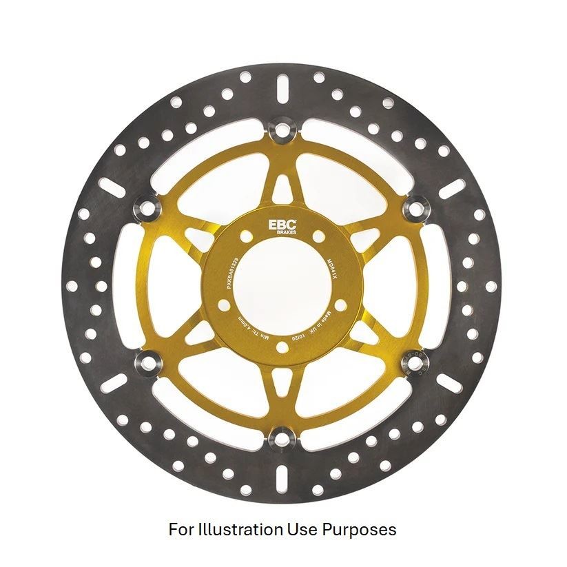 EBC Stainless Steel Floating Full Circle Front Brake Disc - MD841XBLK