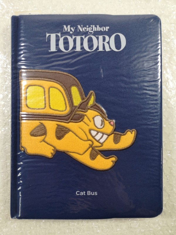 Carnet feutrine Cat Bus Ghibli édition premium brodée Mon Voisin Totoro