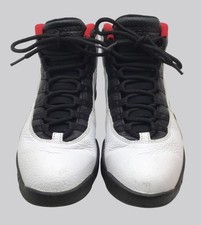 Air Jordan 10 Retro Chicago Bulls Basketball Shoes Size 8.5 Black/White/Red