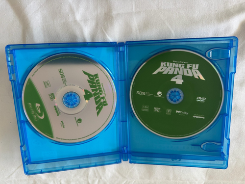 Kung Fu Panda 4 (Blu-Ray/DVD/Digital 2024) w/Gallery Book & Slipcover NEW Sealed - Foto 3 di 4