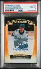 2024 UPPER DECK STATURE AUTO-ORANGE #31 MACKLIN CELEBRINI ROOKIE RC 41/50 PSA 8