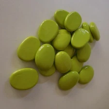 N9615 Box 21 Pebbles Apple Green Gifi Art Decorative Table Office Home Vintage