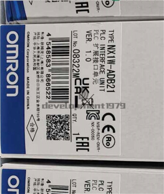 ONE NEW OMRON EXPANSION INTERFACE UNIT NX1W-ADB21