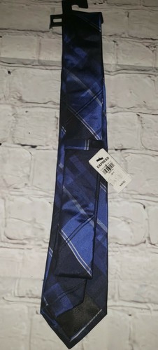NWT Express $49 Mens Black, Blue Tie - Picture 2 of 2