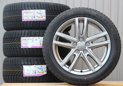 VW Bus T5 T6 T6.1 Shuttle Satz Räder Alufelgen Rial grau Hankook Allwetterreifen