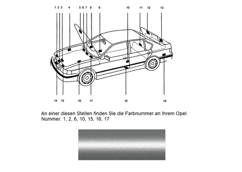 Lápiz Apropiado para Opel 147 Star Plata II Metálico,Z147 + Gratis Instrucciones - Bild 2 von 13