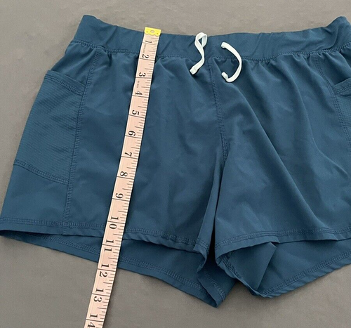 Tek Gear Girls Active Teal Drawstring Waist Woven Shorts Size XXL (18/20) - Picture 6 of 7